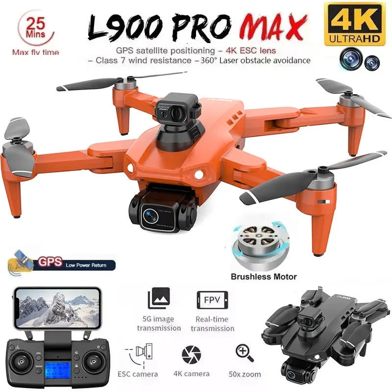 Rc Helicopter Case - L900 Pro MAX GPS โดรน 4K