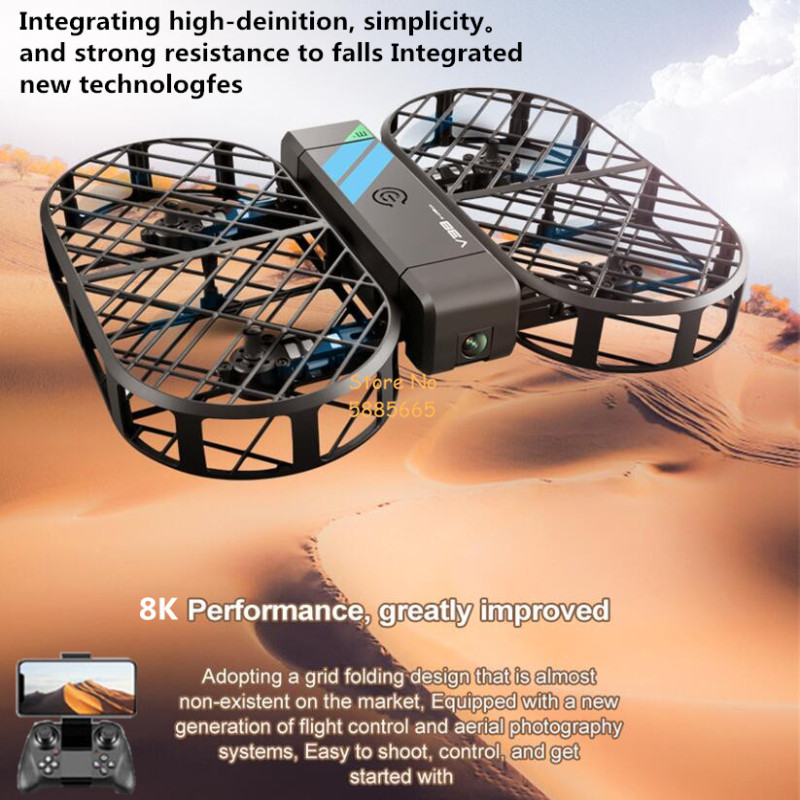 Rc Helicopter Case - กล้อง 8K HD 360 ° การป้องกัน