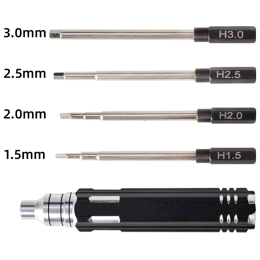 Rc Helicopter Tool Kit - ชุดเครื่องมือโลหะไขควงหกเหลี่ยม 4-in-1 ขนาด 1.5 มม. 2.0