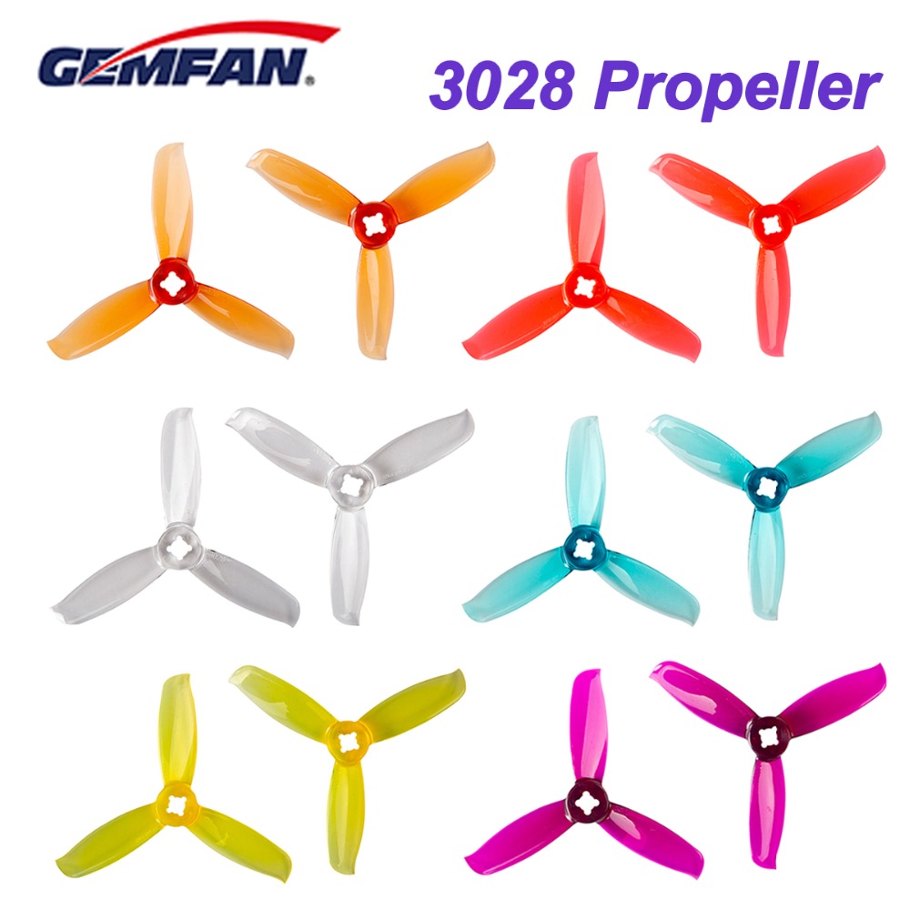 Rc Helicopter Blade - 10คู่/20Pcs Gemfan Windancer 3028ใบพัด3นิ้ว PC 3-Blade