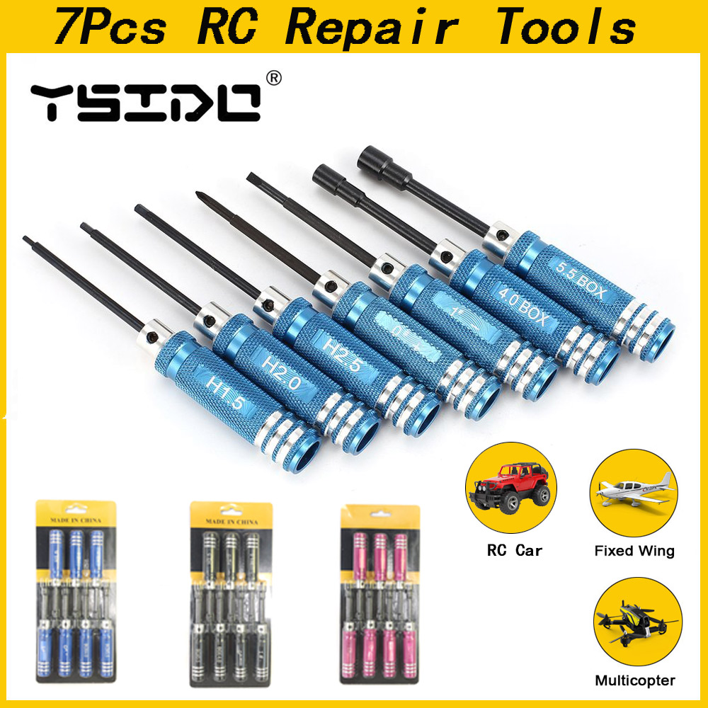 Rc Helicopter Tool Kit - YSIDO 7 ชิ้น 1.5 2.0 2.5