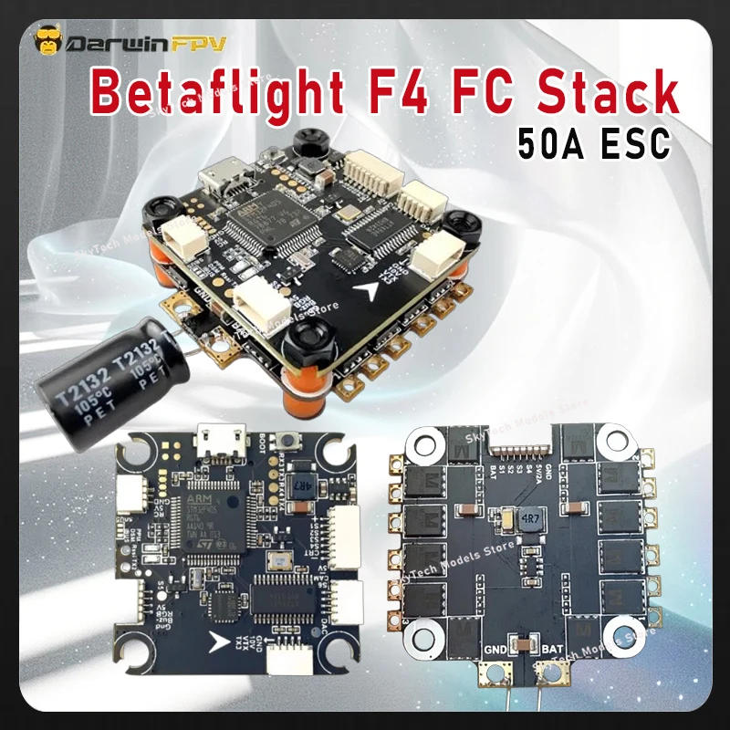 ชุดอุปกรณ์ DarwinFPV Betafligh - Betaflight Fc F4 บทวิจารณ์และราคา