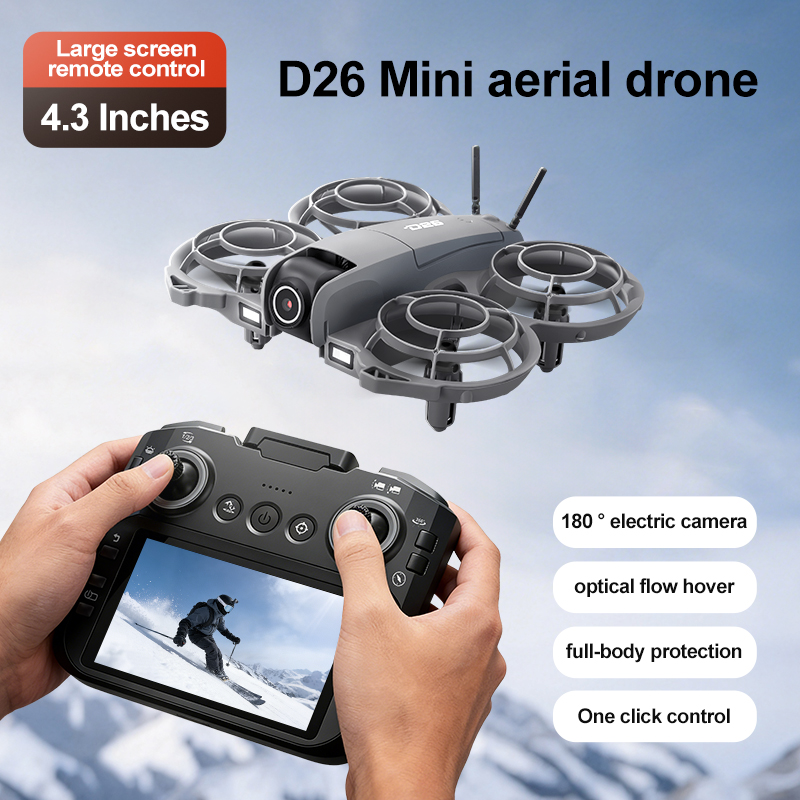 โดรน D26 4K ถ่ายภาพทางอากาศ HD - Rc Helicopter Case บทวิจารณ์และราคา