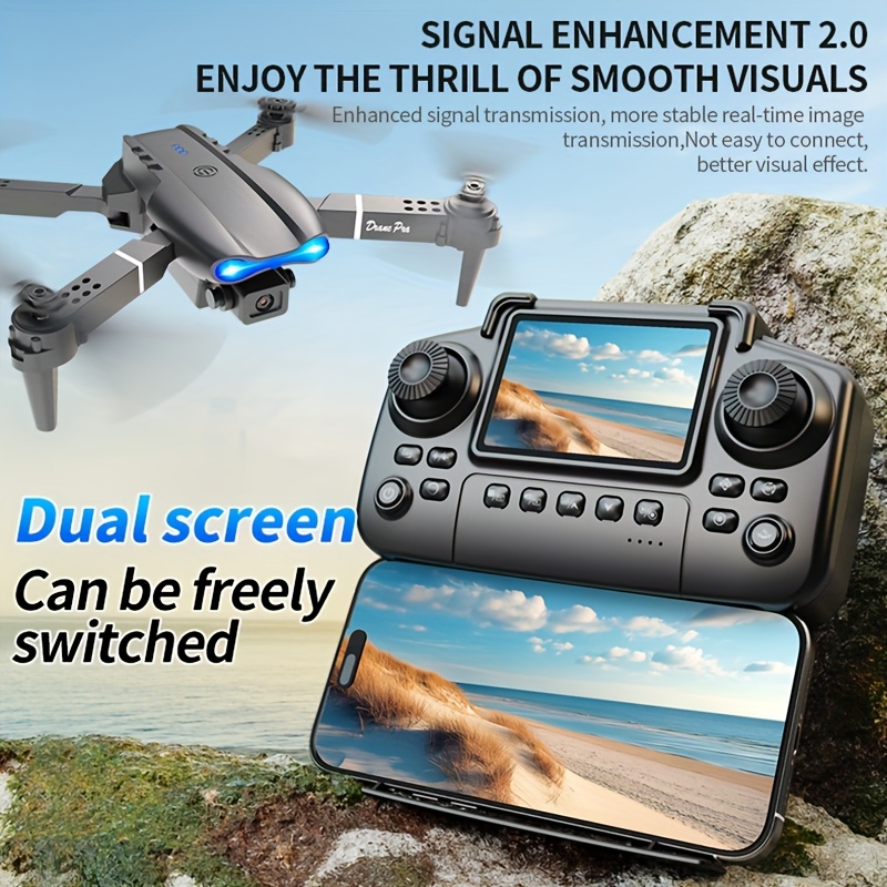 โดรนพับได้รุ่นอัปเกรด E99 PRO  - Rc Helicopter Case บทวิจารณ์และราคา