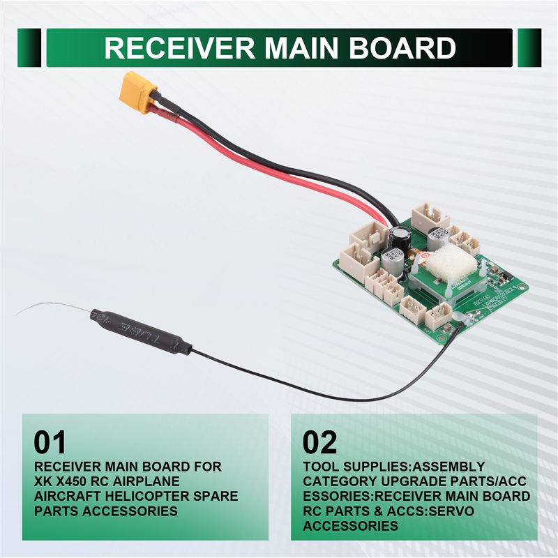 B78B-แผงวงจรหลักของตัวรับสัญญา - Rc Helicopter Servo บทวิจารณ์และราคา