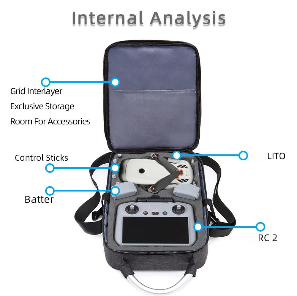 สำหรับ DJI Lito X1 กระเป๋าจัดร - Rc Helicopter Bag บทวิจารณ์และราคา